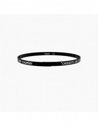 CHIEDITI CHE COSA TI RENDE FELICE É A. DE SAINT-EXUPRY - Bangle Kidult.