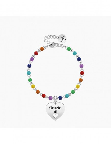 CUORE | GRAZIE - Bracciale Kidult.