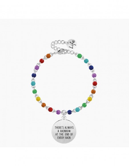 THERE'S ALWAYS A RAINBOW AT THE END OF EVERY RAIN - Bracciale Kidult.