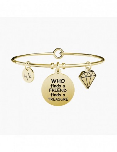 WHO FINDS A FRIEND FINDS A TREASURE - Bangle Kidult.