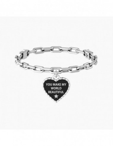 CUORE | YOU MAKE MY WORLD BEAUTIFUL - Bracciale Kidult.