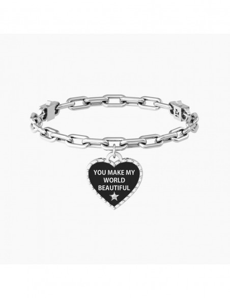 CUORE | YOU MAKE MY WORLD BEAUTIFUL - Bracciale Kidult.