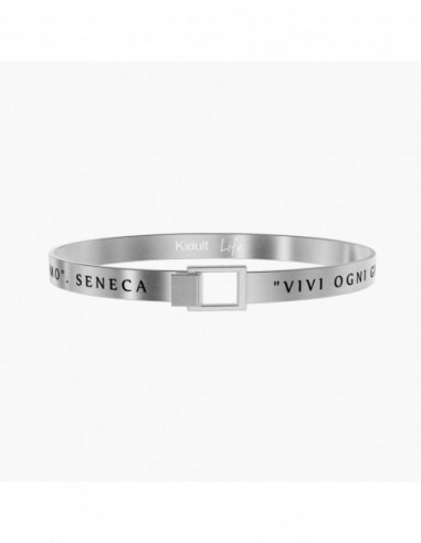 VIVI OGNI GIORNO DELLA TUA VITA É SENECA - Bangle Kidult.