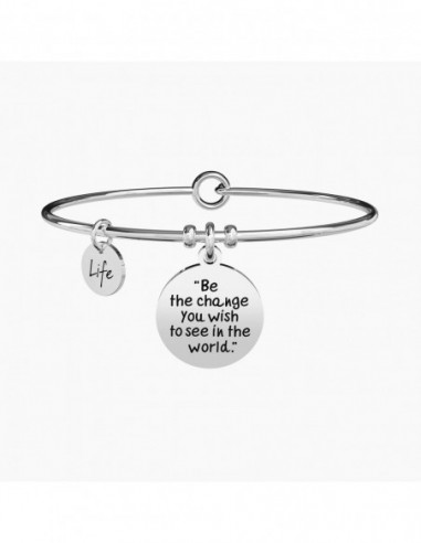 BE THE CHANGE YOU WISH ... GANDHI - Bangle Kidult.